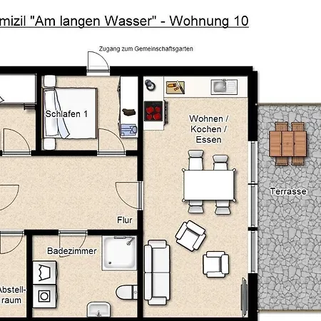 Apartment Feriendomizil Am Langen Wasser 11 Am Langen Wasser 10