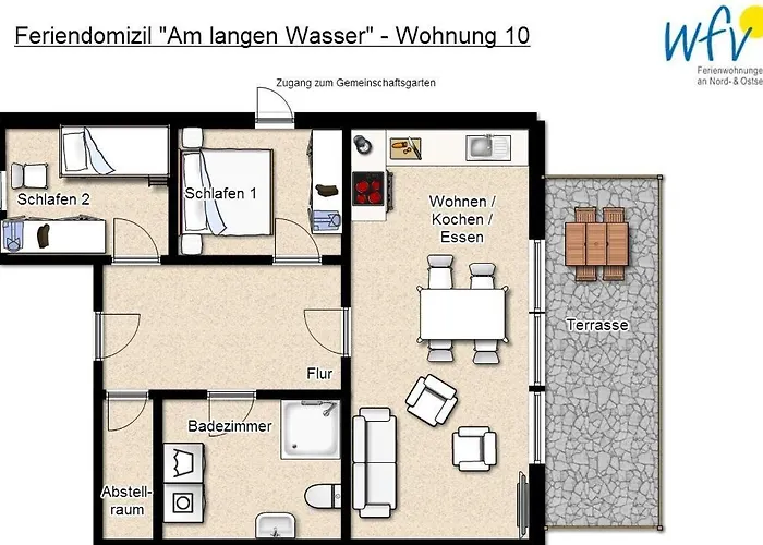 公寓 Feriendomizil 